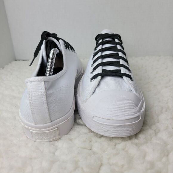 Converse x Jack Purcell Men's Low Top Sneaker Size 10.5 White Canvas Shoes - Picture 8 of 12